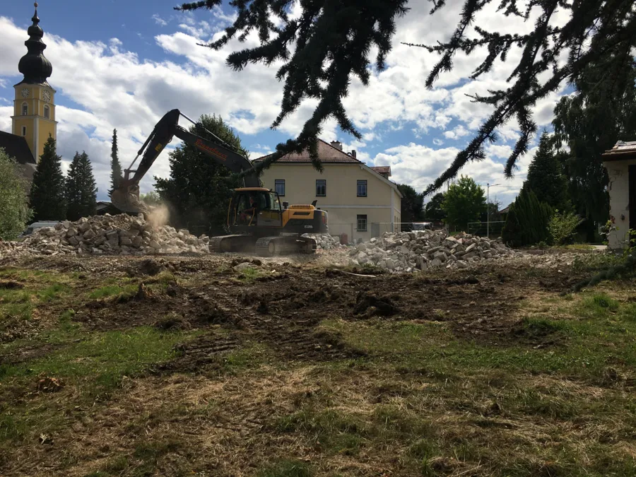 Kindergarten Moosbach - Baustelle