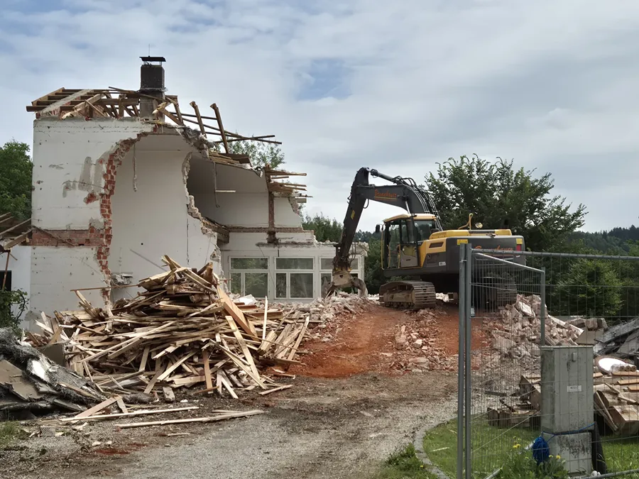Kindergarten Moosbach - Baustelle