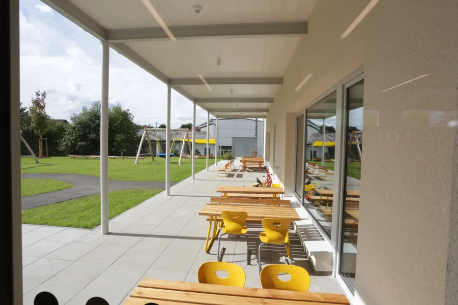 Kindergarten Treubach - Terrasse und Garten