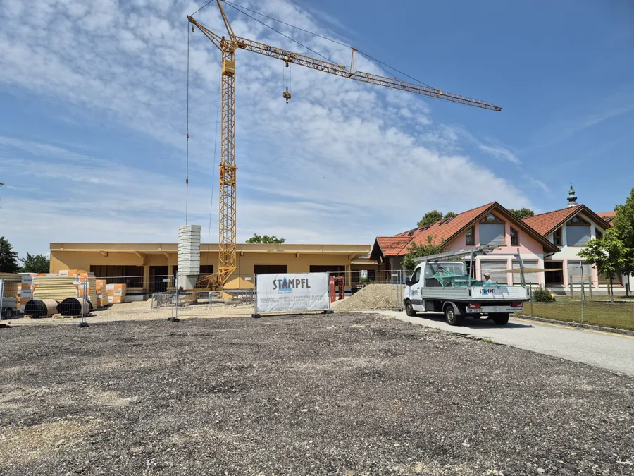 Kindergarten und Krabbelstube Ostermiething - Baustelle